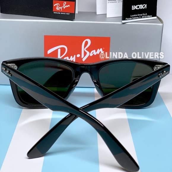 FREE SHIPPING Ray-Ban Wayfarer RB2140 Black - Picture 7 of 15